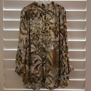 H&M button down blouse